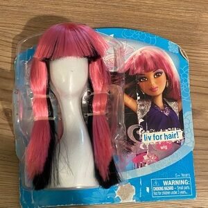 Liv Pink and Black Wig
